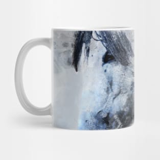 Dramabite Horse watercolor equine animal rider riding pony Mug